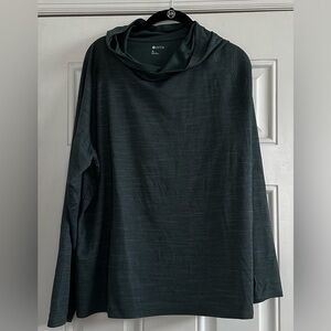 Zella Men's Pullover Hoodie in Deep Green